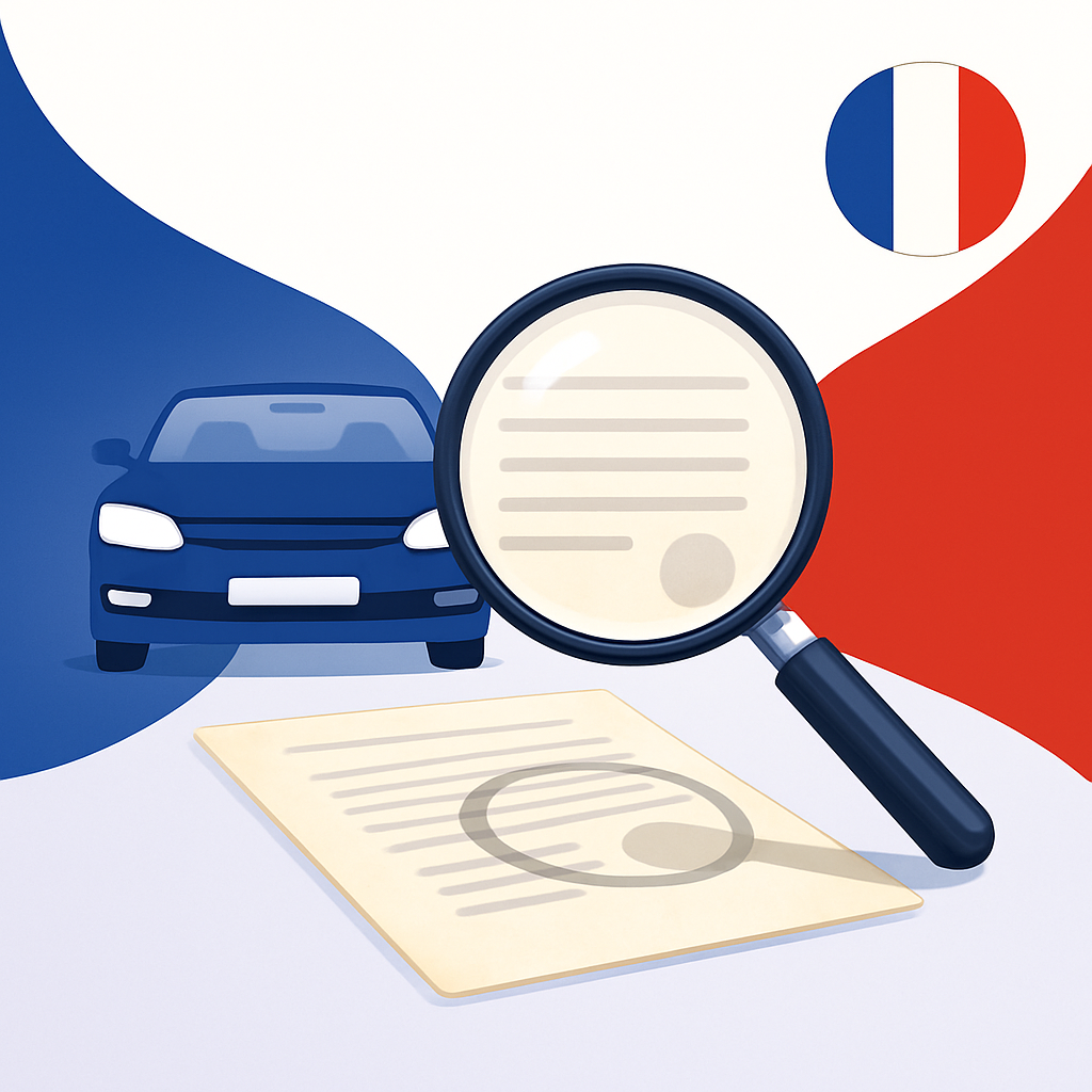 Fiche d&rsquo;identification d&rsquo;un véhicule : guide complet