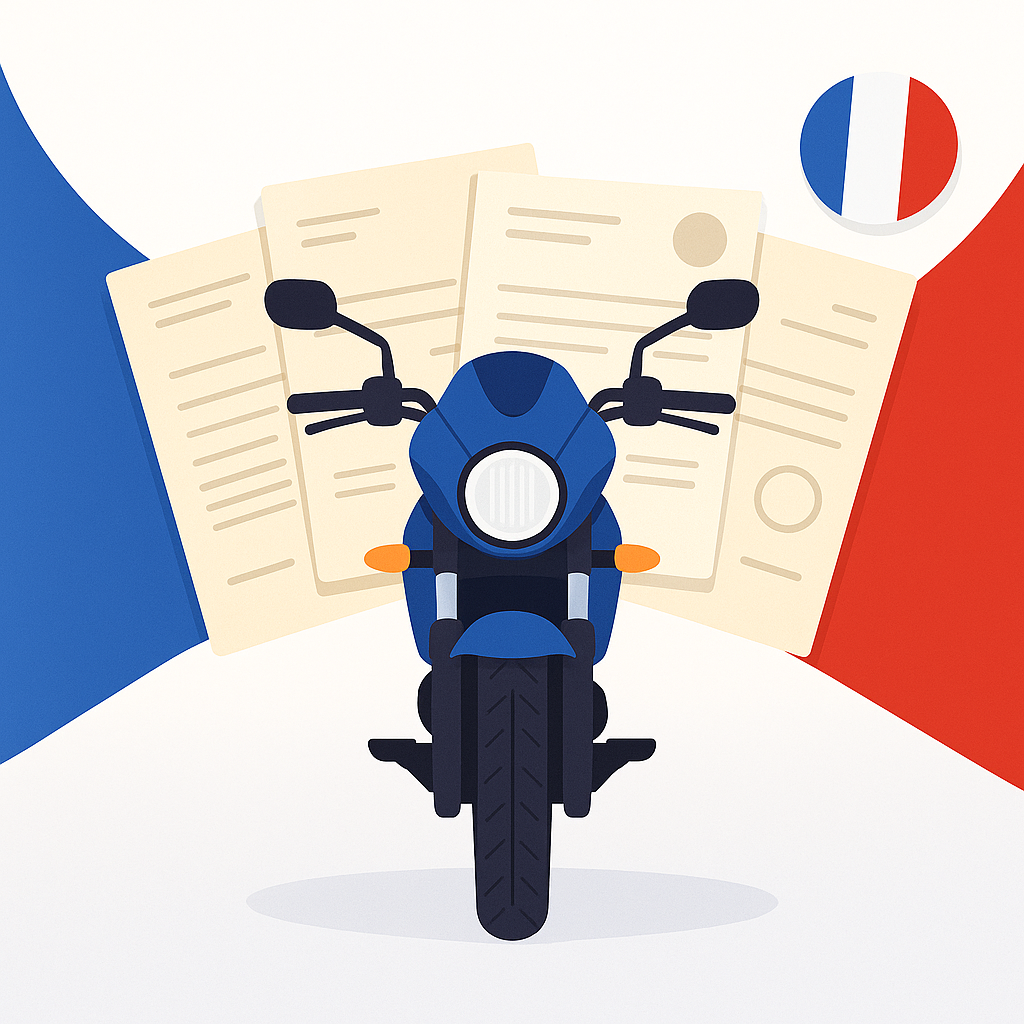 Carte grise d&rsquo;une moto, d&rsquo;un scooter ou d&rsquo;un cyclomoteur