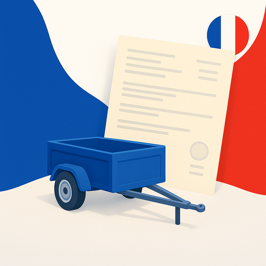 Remorque et caravane : à partir de quel poids une carte grise ?